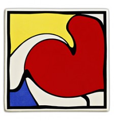 Mondrian Dreaming Ceramic Hotpad