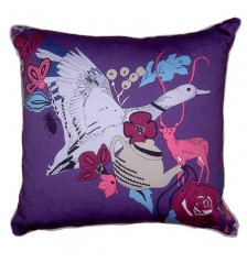 Duck Cushion - Purple
